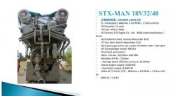 STX-MAN18V32-40 8640kw 720RPM 60HZ 13.8KV X12 SURPLUS NEW